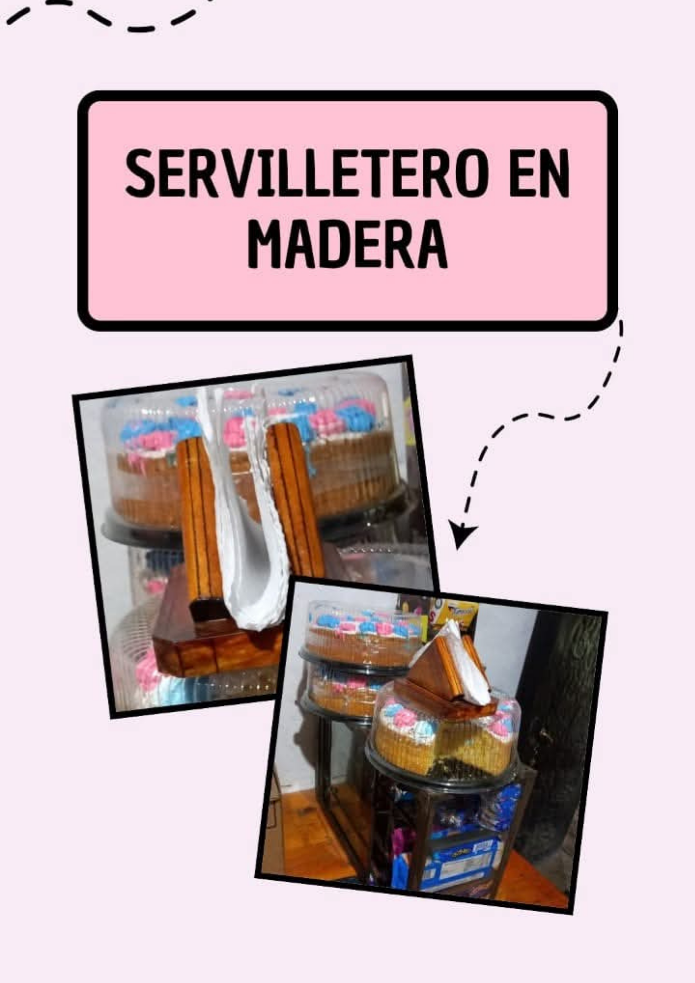 monedero de madera