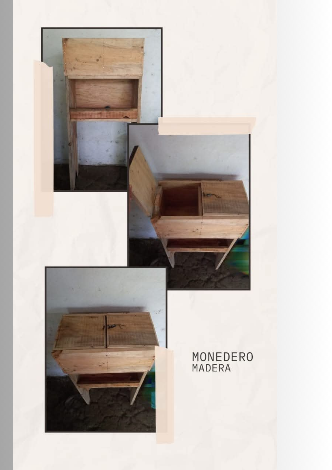 servilletero de madera